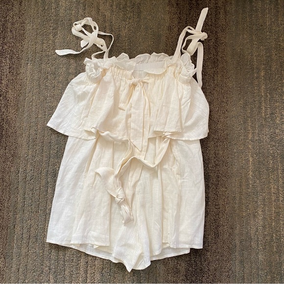 Hello Molly SEA FOAM ROMPER WHITE - Picture 5 of 7